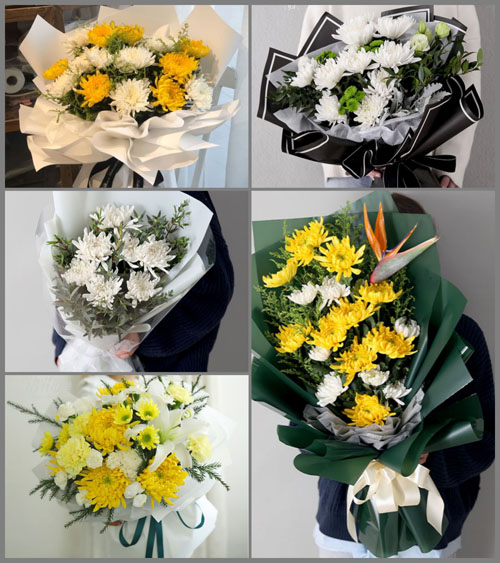 上海奉贤区柘林镇胡桥村白事花束代送